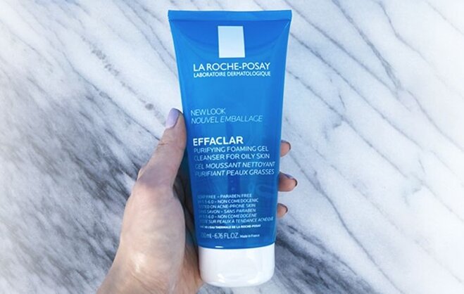 sữa rửa mặt cho da dầu mụn La roche Posay