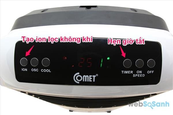 quạt điều hòa giá rẻ comet bao nhiêu tiền