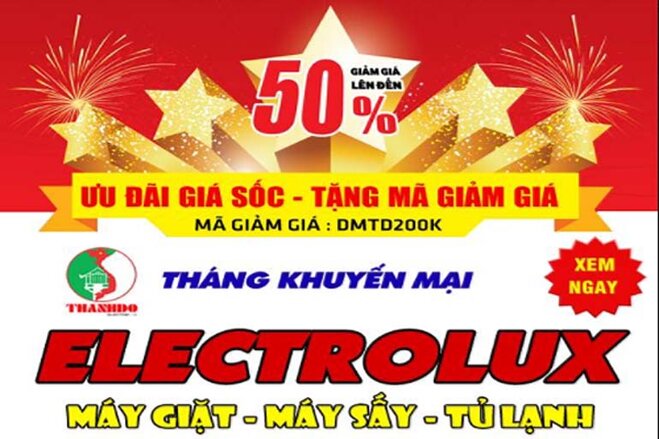 khuyến mãi máy giặt electrolux