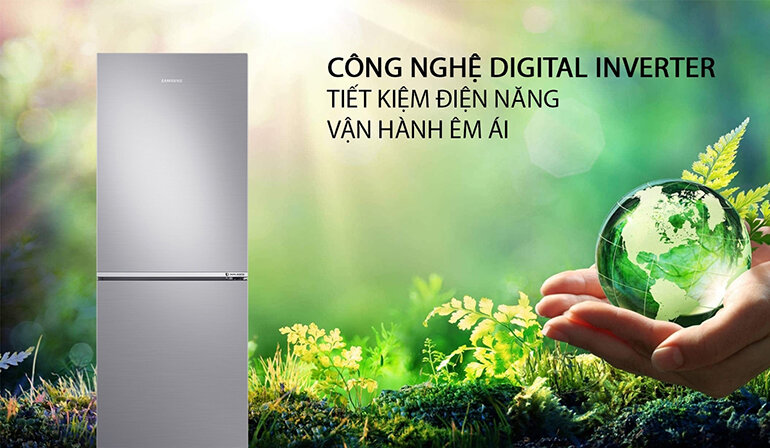Công nghệ inverter giúp tủ lạnh Samsung 280 lít tiết kiệm điện tối ưu