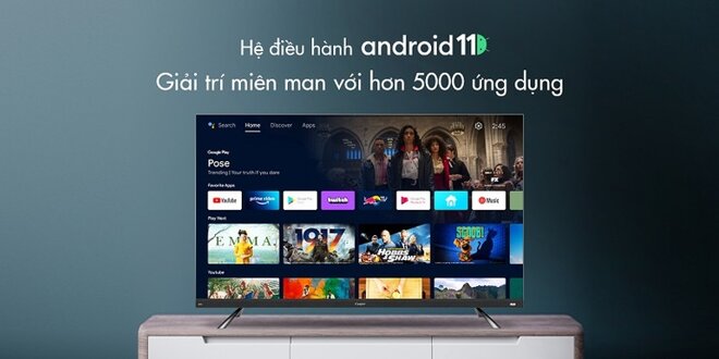 Tivi Coocaa S7G được trang bị nhiều tính năng tiện ích