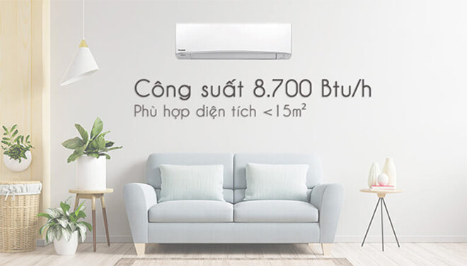 Panasonic 9000 btu 1 chiều inverter CS-U9XKH-8