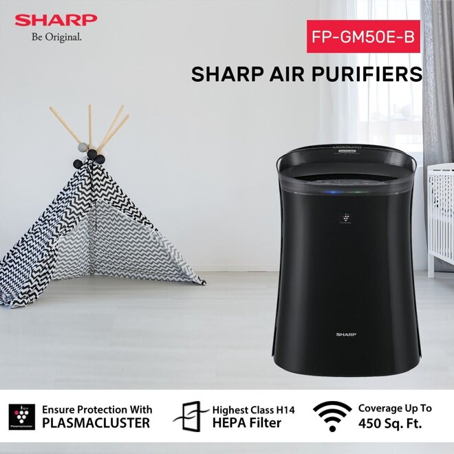 Máy lọc không khí bắt muỗi Sharp FP-GM50E-B