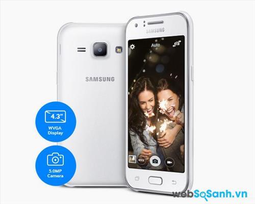 Điện thoại Galaxy J1 có bộ đôi camera tốt hơn