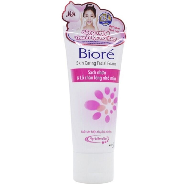 sữa rửa mặt Biore Skin Care Facial Foam Scrub-in