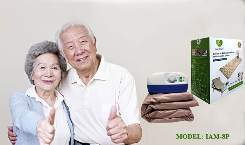 Đệm iMediCare iAM-8P đem lại sự êm ái, dễ chịu cho người bệnh, người cao tuổi