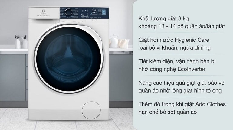 Máy giặt Electrolux 8kg EWF8024P5WB