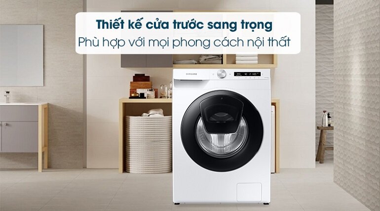 Máy giặt Samsung Addwash Inverter 8.5 kg WW85T554DAW/SV