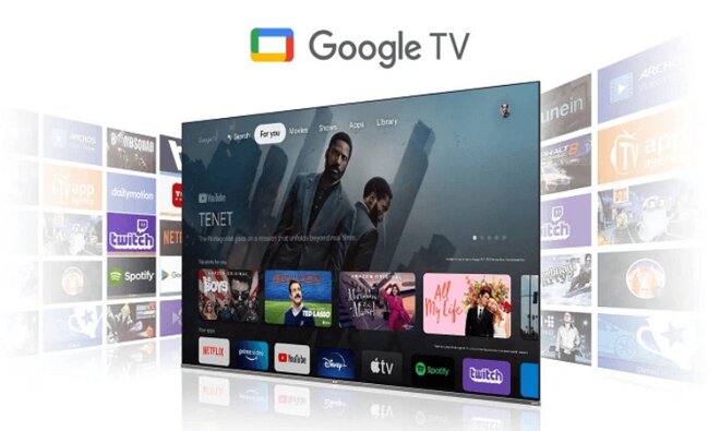 hệ điều hành google tivi tcl 50p638