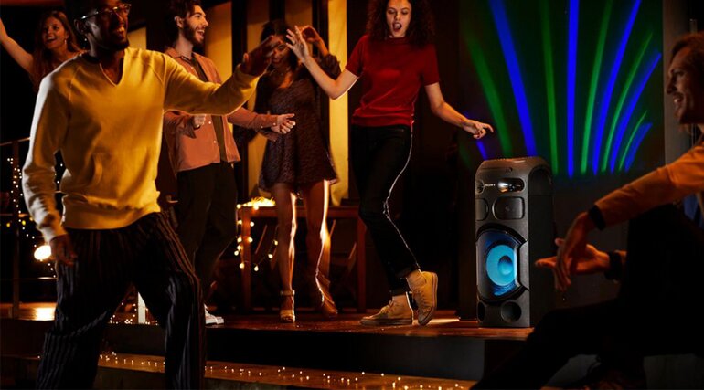 Loa Sony MHC – V41D: Loa Sony hát karaoke với âm thanh bùng nổ, sống động