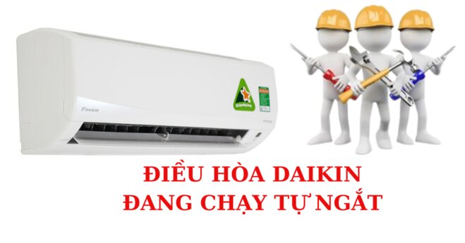 điều hòa Daikin đang chạy tự ngắt