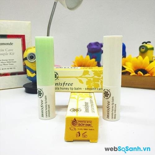 Son dưỡng môi Innisfree Canola honey lip balm stick