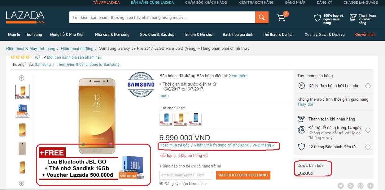 Samsung Galaxy J7 Pro giá rẻ