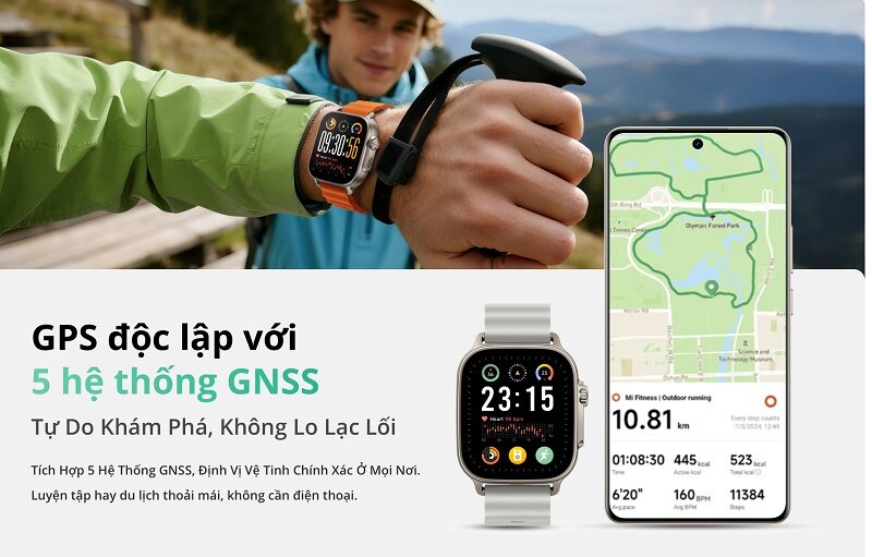 Đồng hồ thông minh realme Watch 5 giá 1.5 triệu, pin trâu tới 14 ngày
