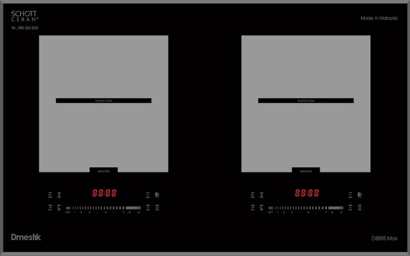 Tính năng vượt trội của bếp từ đôi D'mestik ML D889s Max
