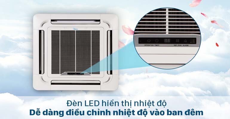 Điều hòa âm trần Midea có giá bán cao hơn so với các điều hòa đứng hay treo tường may lanh am tran midea 3