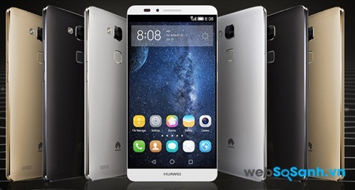 Huawei Ascend Mate 7 có ba màu sắc cho bạn lựa chọn