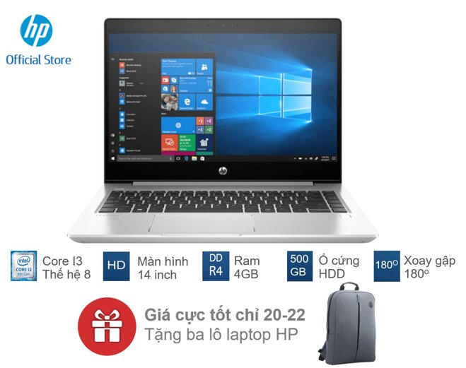 Laptop HP Probook 440 G6 5YM63PA có thiết kế khá mỏng