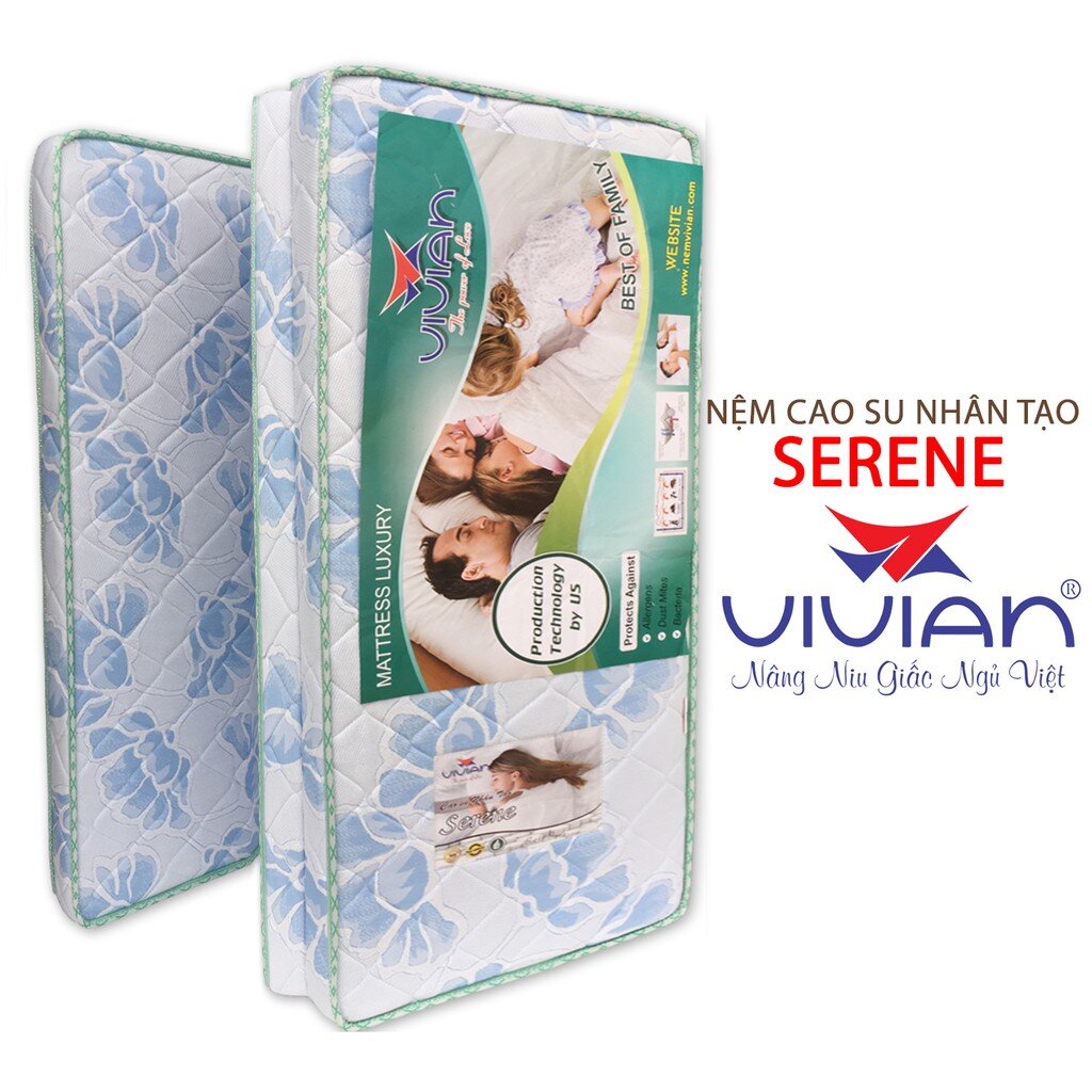 Nệm  cao su nhân tạo Vivian Serene 3 tấm