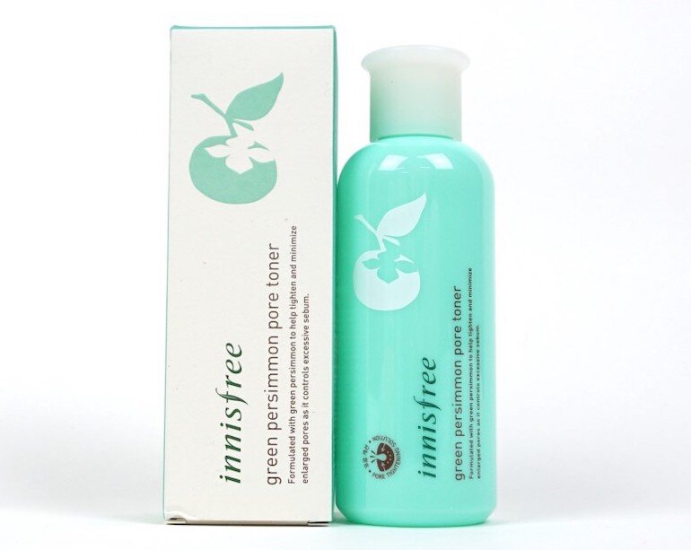 Nước hoa hồng se khít lỗ chân lông Innisfree Green Persimmon Pore Toner