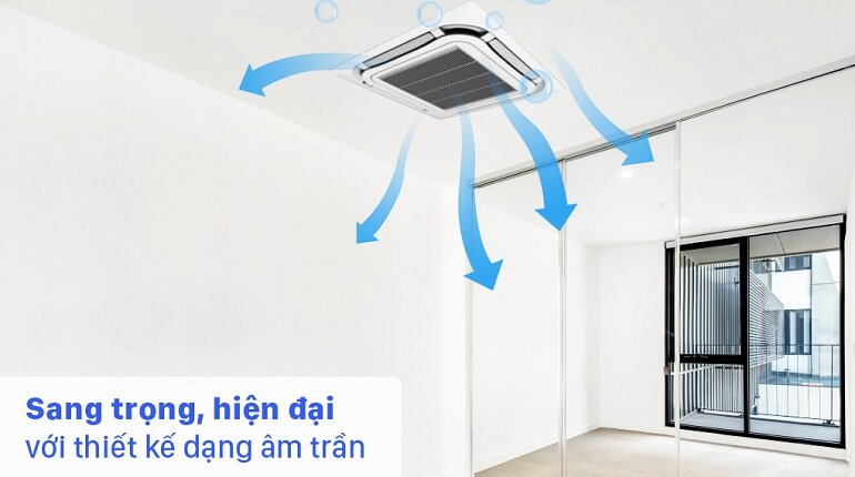 Điều hòa âm trần Gree 48000BTU 1 chiều GU140T/A-K/GUL140W/A-M