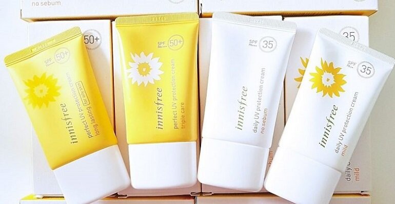 Top 5 sản phẩm kem chống nắng Innisfree đang làm mưa làm gió trên thị trường