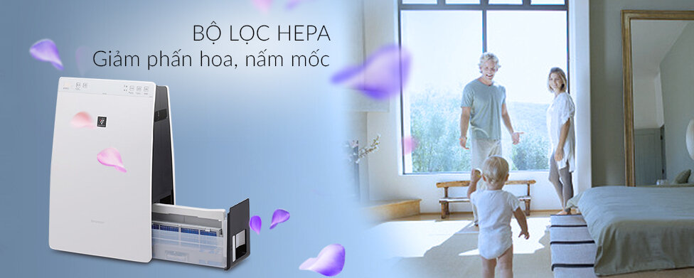 Máy lọc Sharp KC-F30EV-W sử hữu nhiều công nghệ hiện đại