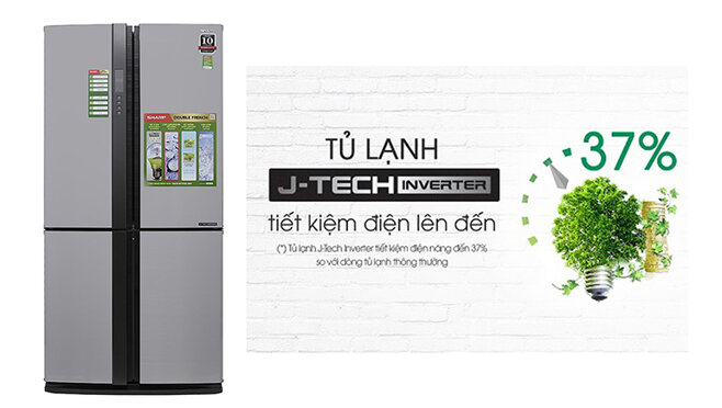 Tủ lạnh Sharp Inverter nhận được nhiều sự quan tâm của khách hàng