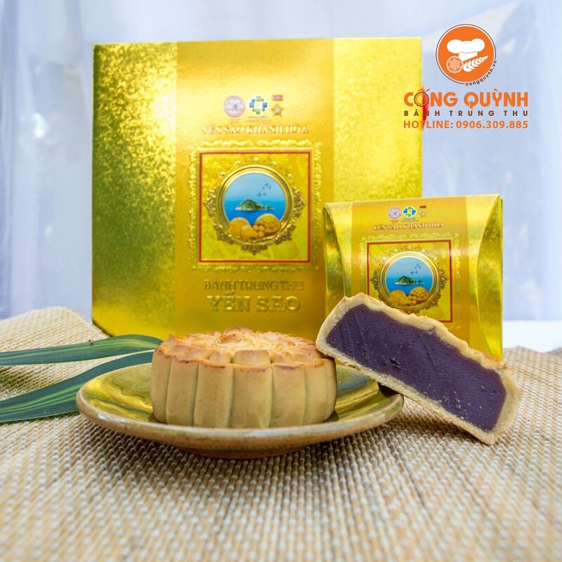 Khanh Hoa bird's nest moon cake