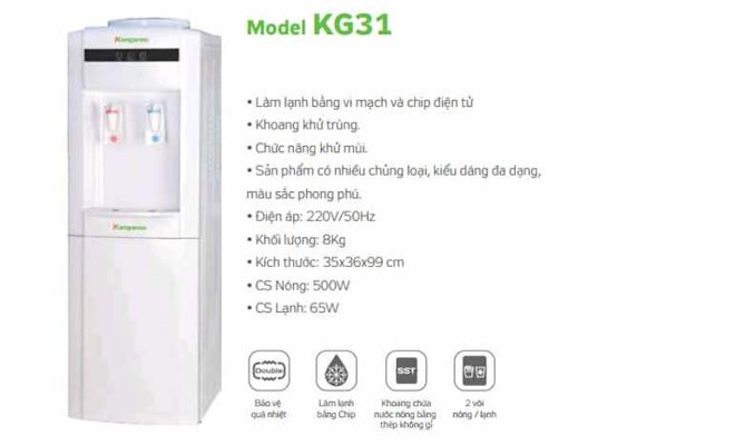 Cây nước nóng lạnh Kangaroo KG31