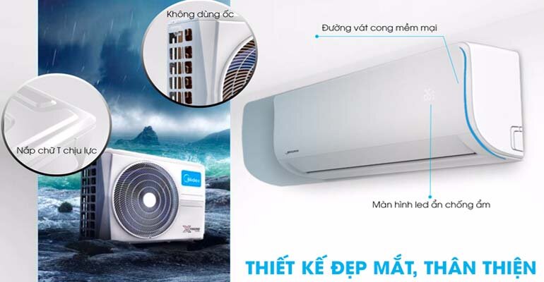 Giá của điều hòa Midea tương đối rẻ phù hợp với gia đình có mức thu nhập thấp dieu hoa midea 3