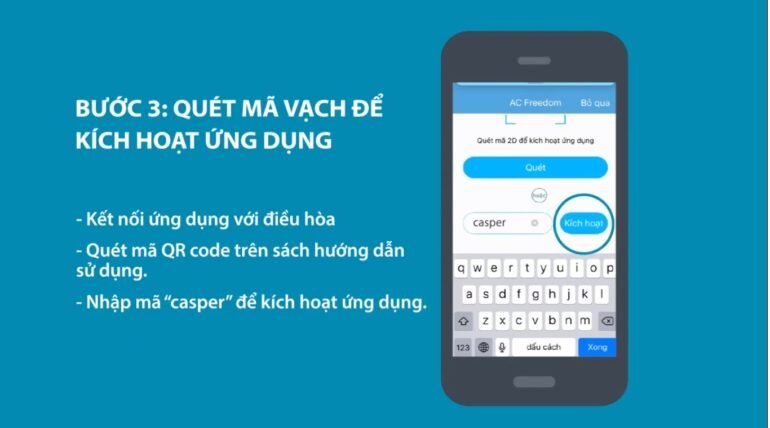 hướng dẫn bạn cách kết nối điều hòa Casper wifi với smartphone nhanh nhất