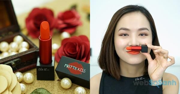 son lì nhiều dưỡng matte kiss