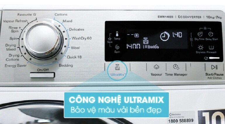 Máy giặt sấy Electrolux 10kg