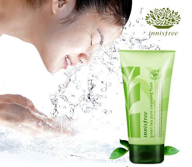 Sữa rửa mặt trà xanh Innisfree Green Tea Cleansing Foam