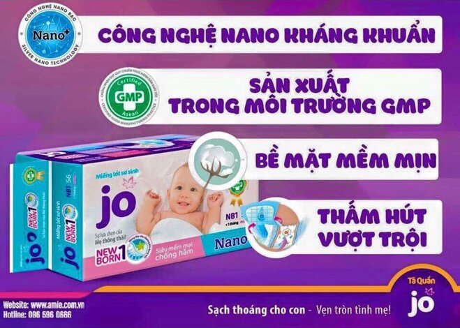 Có nên mua miếng lót sơ sinh Jo