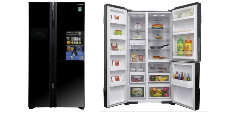 Tủ lạnh 3 cánh SBS Hitachi R-FM800PGV2 (GBK) - 600 Lít
