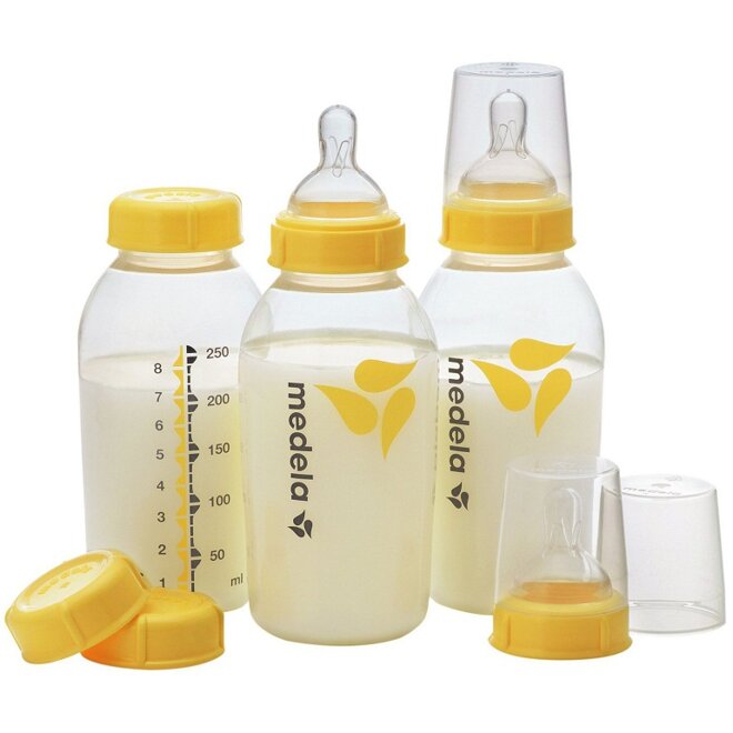 Bình sữa Medela dạng truyền thống cổ hẹp