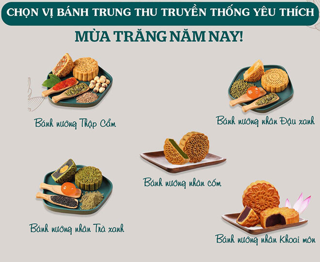 Bánh trung thu Winmart có nhiều loại nên mức giá bán cũng rất đa dạng