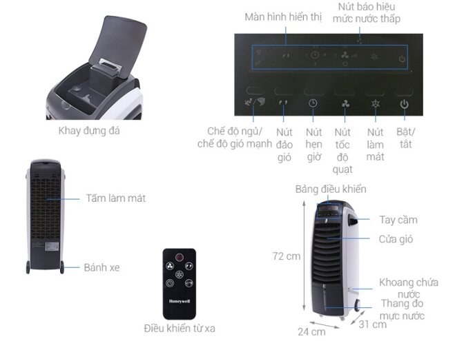 quạt điều hòa honeywell es800