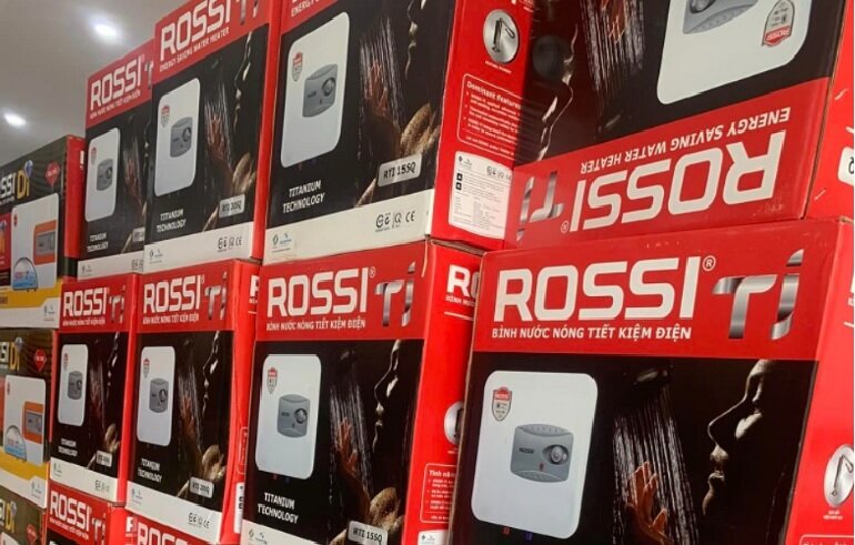 Bình nóng lạnh Rossi và Ariston là 2 dòng sản phẩm bán rất chạy tại Điện máy Thiên Phú.