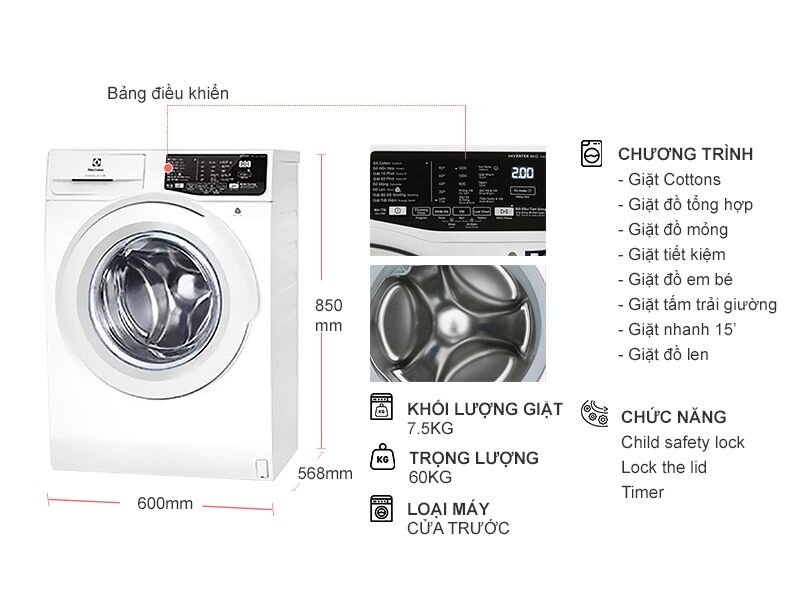 Electrolux EWF7525DQWA