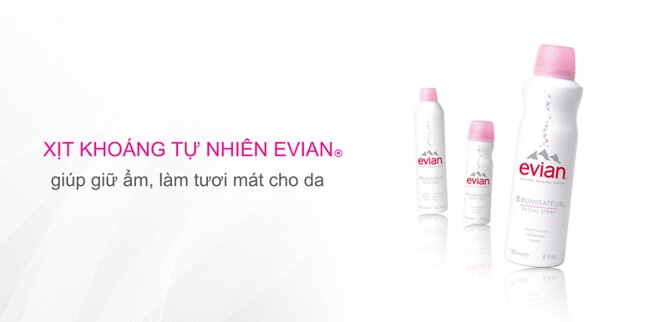 Khám phá bí quyết thu hút khách hàng của Xịt khoáng Evian