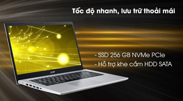 Hiệu năng của dòng Acer Aspire 5 A514 54 33WY i3 1115G4 ổn định, đủ dùng cho học tập và làm việc