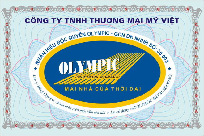 Tem thương hiệu Olympic