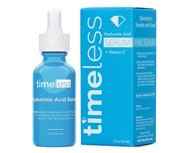 Serum Timeless Hyaluronic Acid Vitamin C – Serum cấp nước dưỡng ẩm kiêm làm sáng và đều màu da