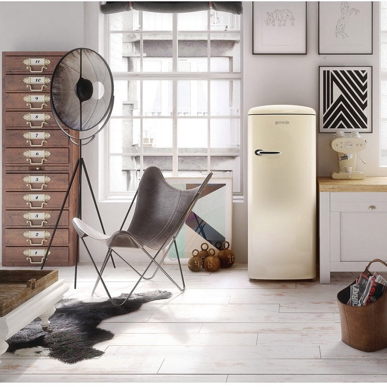 tủ lạnh Gorenje Retro ORB153R/BL 254 lít