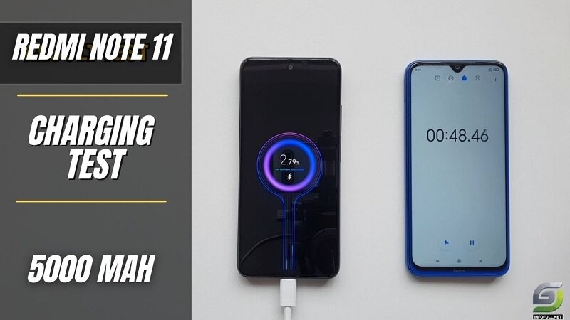 review pin xiaomi redmi note 11 công nghệ sạc