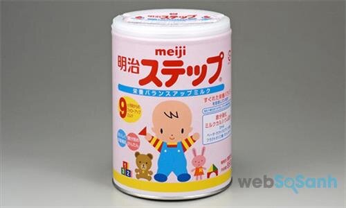 Cùng là sữa bột Meiji nhưng sữa số 0 sẽ có công thức khác so với sữa số 9