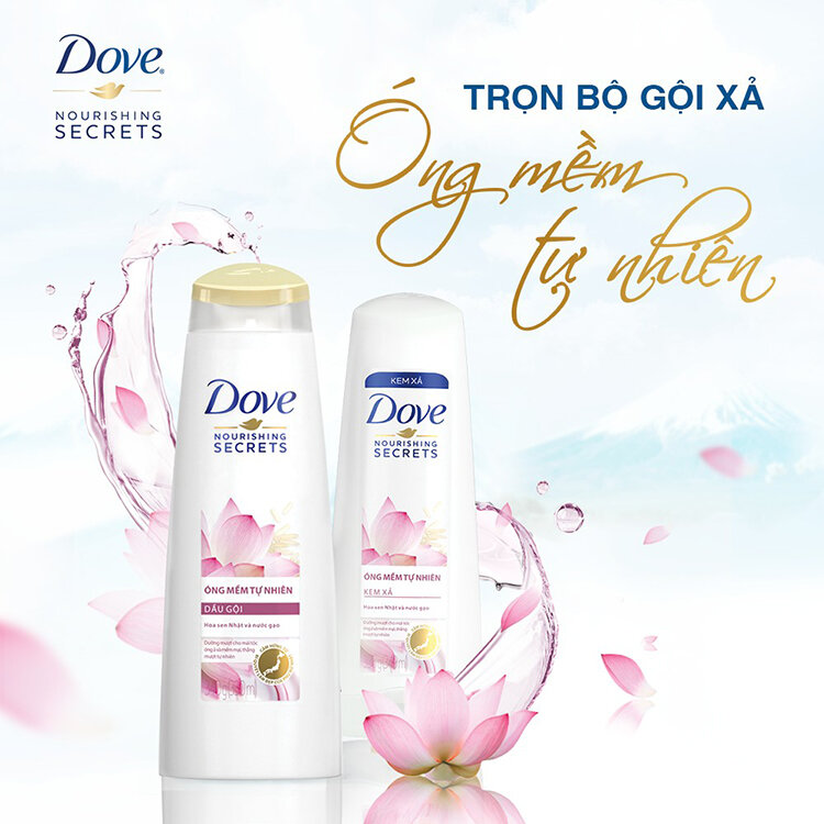 Dầu gội Dove hoa sen